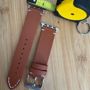 Brown Leather Apple Watch Band